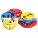 RUBBER DUMBBELL PLATE WITH HANDLE CUT thumbnail-1