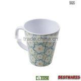 2015 New Flower Design Melamine Mug
