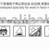 Wearable Twisted Bevel Wire Brush thumbnail-2