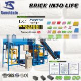 construction building automatic brick making machine price QT4-25 cement brick making machine price in india