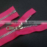 5# Silver Resin Zipper Manufacturers Selling Split Teeth for Clothing Bags Dedicated Entrance Guard Zippers thumbnail-2