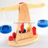 Wooden Balance Scale Kids Learning Toy thumbnail-5