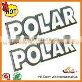 Fashion metal aluminum sticker