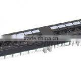 24 Ports Cat6 2*12 Patch Panel With Dual IDC