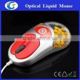 Usb Wired Computer Mouse With Aqua and Floater Inside thumbnail-5