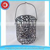 High Quality Wrought Iron Garden Hanging Basket Lantern thumbnail-1