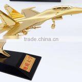 Metal Works 3D Sukhoi Su30MKK Aircraft Mode Gold Plated thumbnail-4