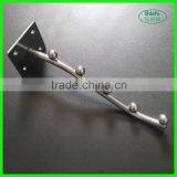 Beautiful Hardware Metal Chrome Wall-mounted Metal Wall Hook With 5 Balls