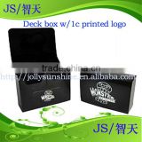 dual boxes, double Deck box for game card or plastic card sleeves, Dongguan factory