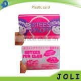 promotional gifts 2016 transparent pvc business card material
