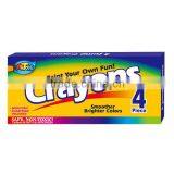 4 Pieces Middle-sized Crayons thumbnail-1