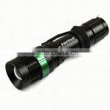 POPPAS T820 Hot Sale XPE Led Adjustable Focus Aluminum Men Police Flashlight Toy thumbnail-3