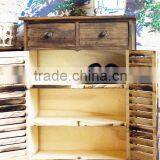 American Rural Antique Wood Shoes Cabinet thumbnail-4