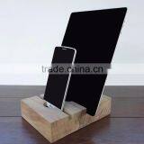 Universal Tablet Pad, Mobile Phone and Tablets Wood Docking Station. thumbnail-1