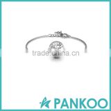 925 sterling silver zirconia family tree bracelet for women
