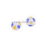 Wholesale 8.8*9.4mm Metal Round Beads Assorted Colors Brass Jewelry Beads thumbnail-1