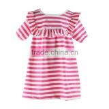 2016 Kaiyo Wholesale Girls Clothing Short Sleeve Pictures of Latest Gowns Designs Girls Pearl Dress Boutique Kids Clothes thumbnail-5