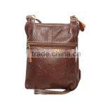 Leather Sling Bag Black Color. Genuine Leather thumbnail-3