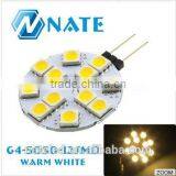 Hotsalling Car Assessories 5050 12smd Led g4 Bulbs