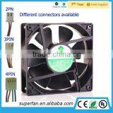 2015 Factory Hot Sell Custom Square Shape High Speed and Air Flow Ventilation Fan 12 Volt Fan 120*120*38mm