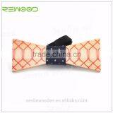 Special Fashion Beautiful Handmade Designer Beech Wood Bow Tie With Cotton Strap thumbnail-1