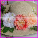 Silk Peony Head Flowers Wholesale for Hat Decoration thumbnail-4