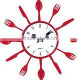 Plactic Decorative Kitchen Wall Clock