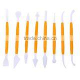 8pcs 16 Patterns Fondant Cake Gum Paste Decorating Flower Sugar Craft Modeling Tool thumbnail-2