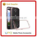 [UPO] Smart Transparent TPU Bumper Acrylic Plastic Hard Back Cover Phone Case for ZTE Allstar LTE Z819 thumbnail-2