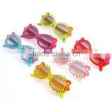 Fashion Baby Kids Children Sun Glasses Plastic Sunglasses Girls Bow Eyewear thumbnail-1