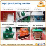 Industrial Automatic Waste Paper Pencil Making Machine / Recycled Paper Pencil Manufacturing Machine