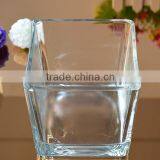 Square Glass Candle Holder Candle Jar With Large Capacity 45oz thumbnail-2