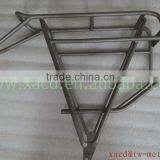 Factory Producing Titanium Bicycle Rear Rack With Sand Blast Bike Parts Capacity 25kg Bike Rear Rack