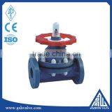 Flange End Rubber Lined PVC Plastic Diaphragm Valve thumbnail-3