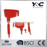 Plastic Oil Funnel/two Use Flexiable Plastic Funnel