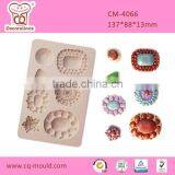 Jewelry Shaped Fondant Cake Craft Art Cake Decoration Silicone Mould