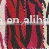 2015 Newest Zebra Printed Satin Luggage Fabric With Foam Backing thumbnail-2