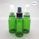 Custom Various Size Pet Plastic Spray Bottle 60ml