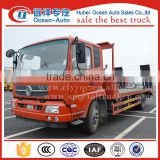 Dongfeng Kingrun manual transport flat-bed truck trailer
