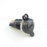12V Auto Socket With Hexagonal Nut And Waterproof Merit Cover thumbnail-5