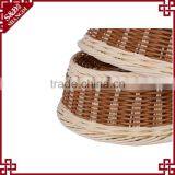 Eco-friendly Supermarket Kitchen Oval Shape Rattan Handmade Weaving Food Knitted Basket thumbnail-6
