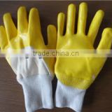 Latex Rubber Coated Palm Working Labor Gloves