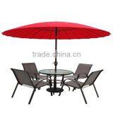 Red Garden Alum-fibreglass Umbrella Set UMB00001 thumbnail-1