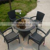 Hot Sell Dining Room Furniture Dining Table Set 2084GP+2042 thumbnail-6