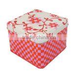 Square Metal Soap Tin Box