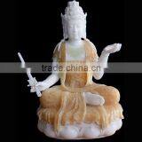 Small Marble Kwan-yin Statue Craft thumbnail-1
