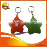 Mini Tape Measure Keychain With Star Shape