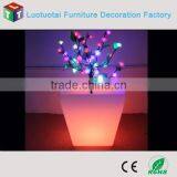 Rechargeable Lithium Battery Square Led Flowerpot for Home Decoration thumbnail-2