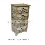 2013 Hotsale Bathroom Wicker Basket Drawers Linyi thumbnail-1