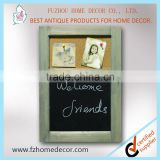 2016 new style decorative beautiful memo board with wooden frame